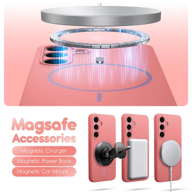 Cloud Feel Silicone Case for Samsung S23 FE 5G – Supports Wireless Charging - Image 18
