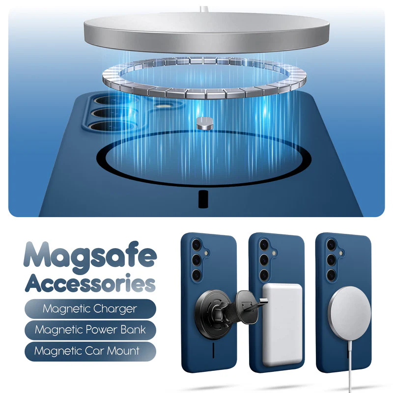 Cloud Feel Silicone Case for Samsung S23 FE 5G – Supports Wireless Charging - Image 3