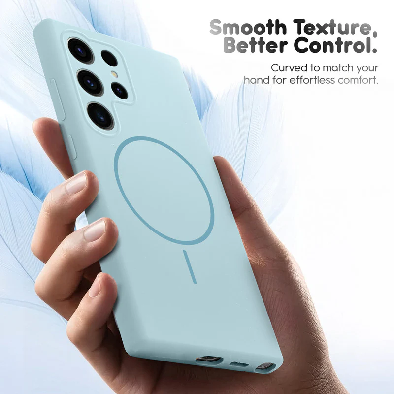 Cloud Feel Silicone Case for Samsung S23 Ultra 5G – Supports Wireless Charging - Image 7