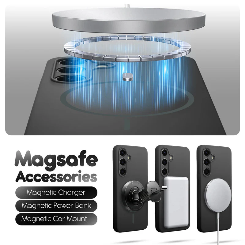 Cloud Feel Silicone Case for Samsung S24 5G – Supports Wireless Charging - Image 8