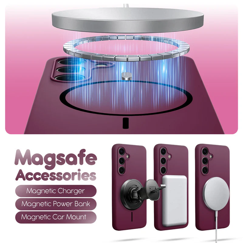 Cloud Feel Silicone Case for Samsung S24 FE 5G – Supports Wireless Charging - Image 38