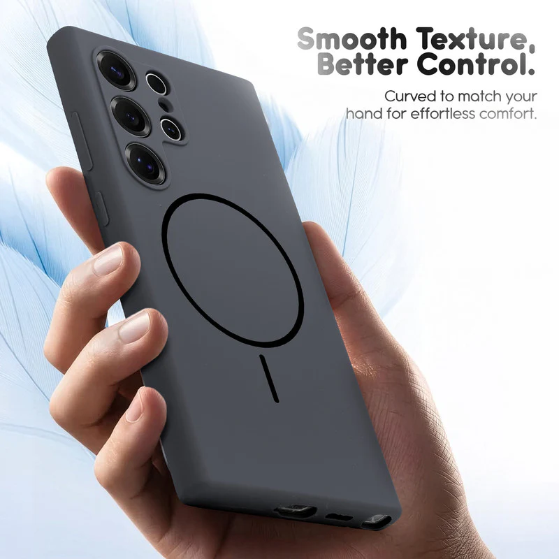 Cloud Feel Silicone Case for Samsung S25 Ultra 5G – Supports Wireless Charging - Image 17