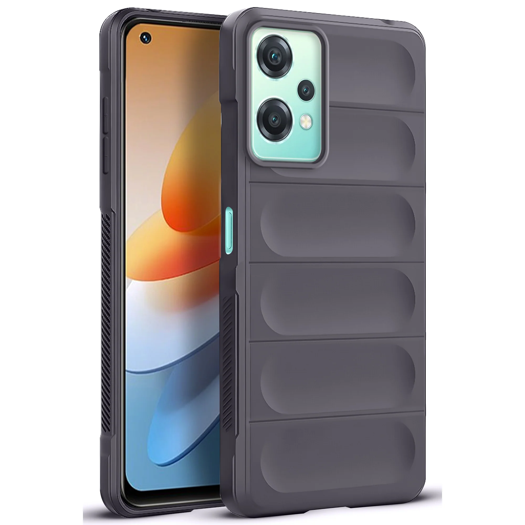 Liquid Silicone Case for OnePlus Nord CE 2 Lite 5G | Comfort Grip Soft Touch Matte TPU | - Black - Image 14