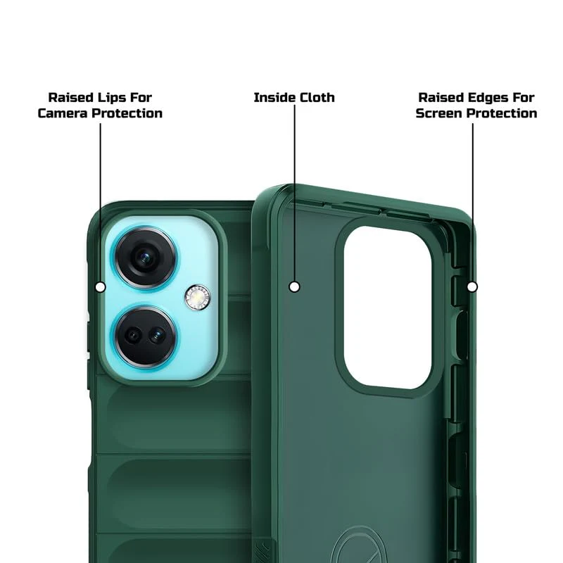 Liquid Silicone Case for OnePlus Nord CE 3 5G | Comfort Grip Soft Touch Matte TPU | - Black - Image 11