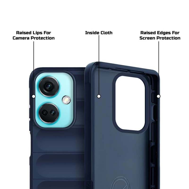 Liquid Silicone Case for OnePlus Nord CE 3 5G | Comfort Grip Soft Touch Matte TPU | - Black - Image 17