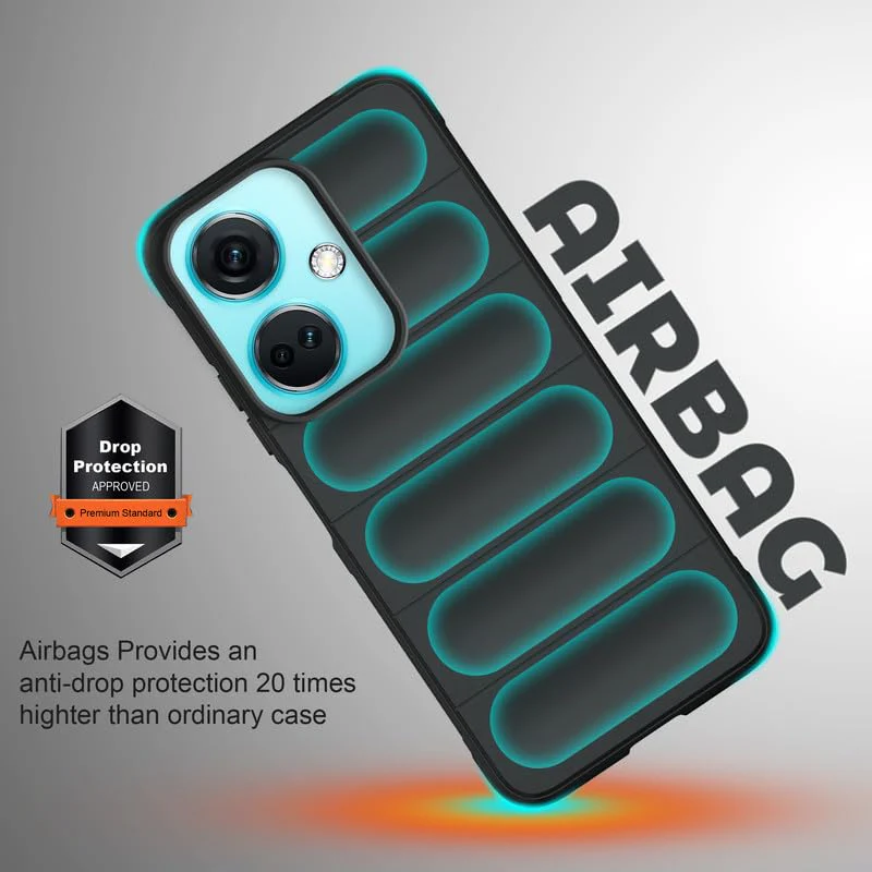 Liquid Silicone Case for OnePlus Nord CE 3 5G | Comfort Grip Soft Touch Matte TPU | - Black - Image 7