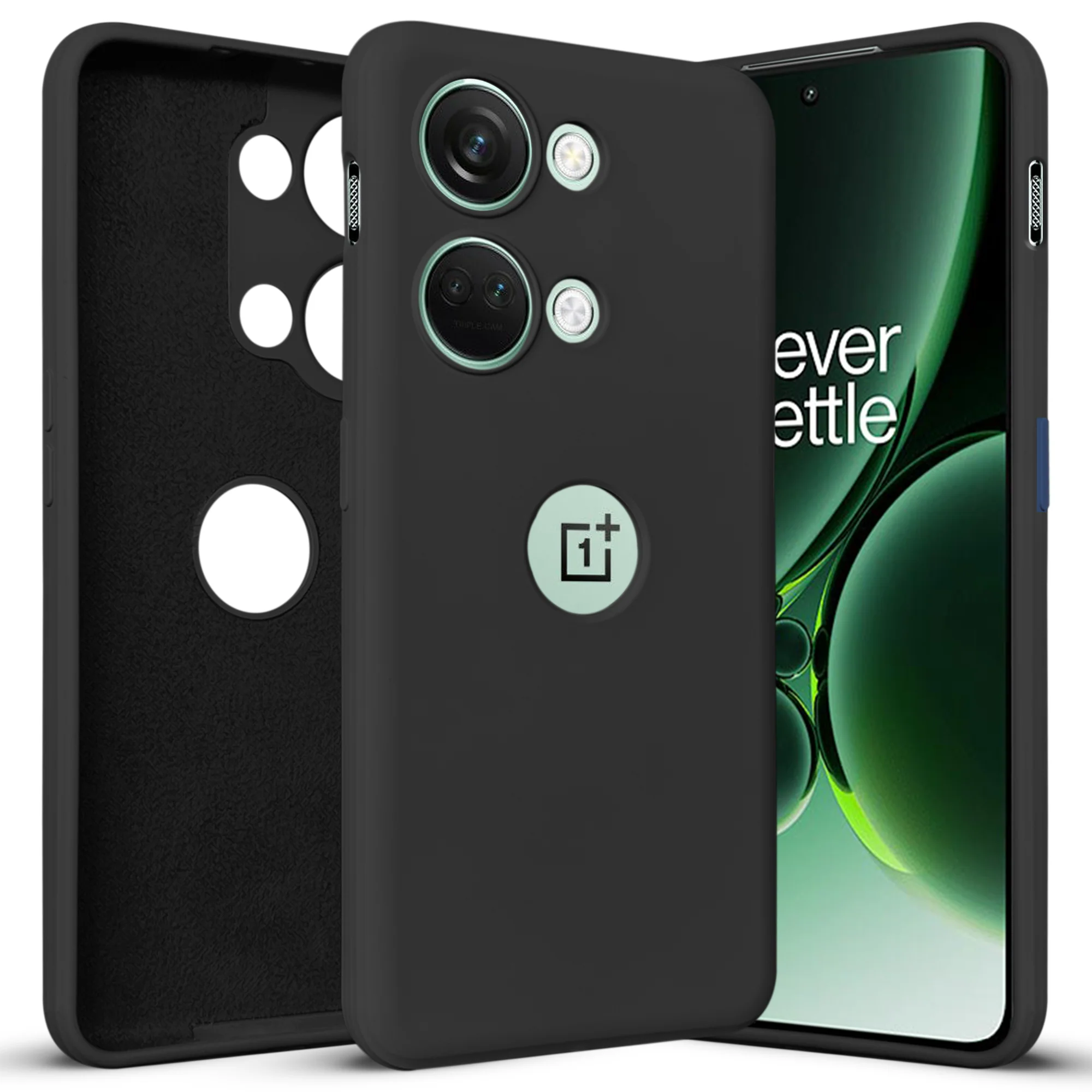 Liquid Silicone Case with Logo Cut Back Cover for OnePlus Nord 3 5G - Image 11