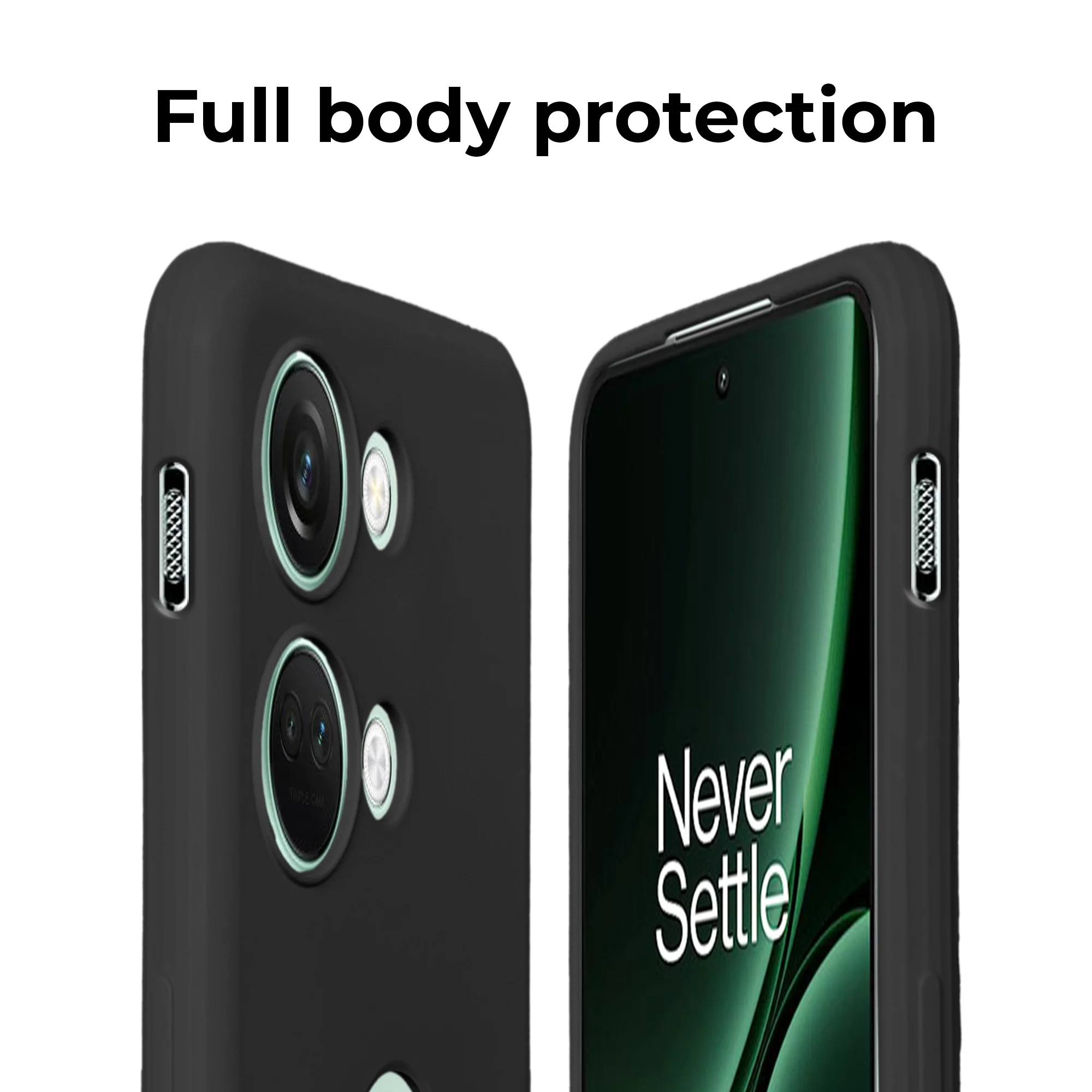 Liquid Silicone Case with Logo Cut Back Cover for OnePlus Nord 3 5G - Image 14