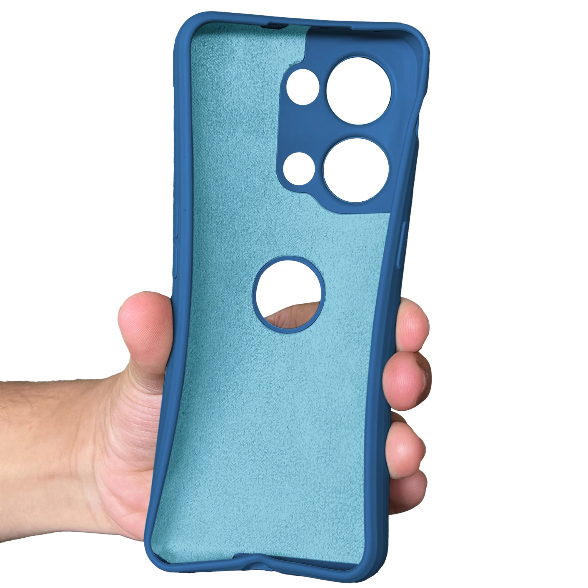 Liquid Silicone Case with Logo Cut Back Cover for OnePlus Nord 3 5G - Image 8