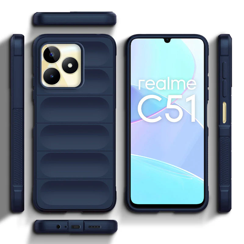 Soft Silicone Comfort Grip Back Cover Case For Realme C51 with Soft Touch Matte TPU - Image 10