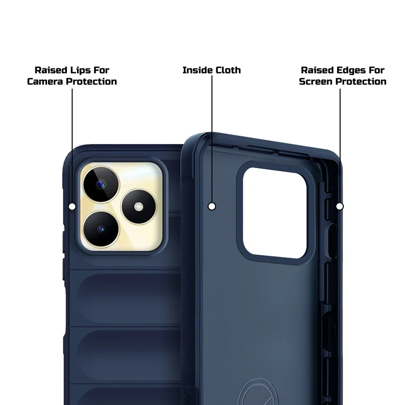 Soft Silicone Comfort Grip Back Cover Case For Realme C51 with Soft Touch Matte TPU - Image 12