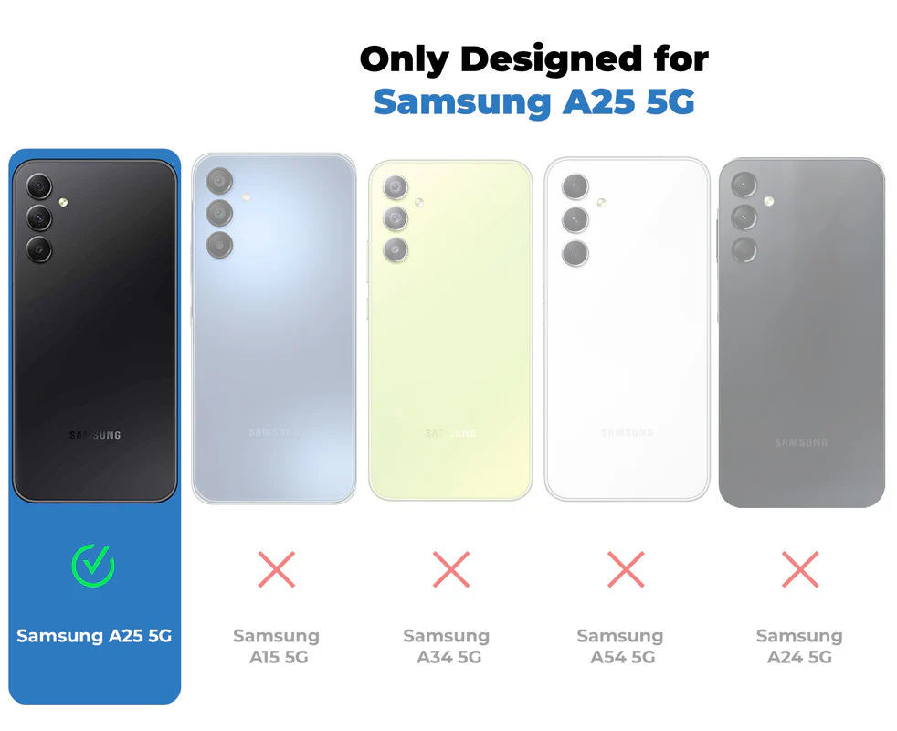 Soft Silicone Comfort Grip Back Cover Case For Samsung A25 5G with Soft Touch Matte TPU - Image 9