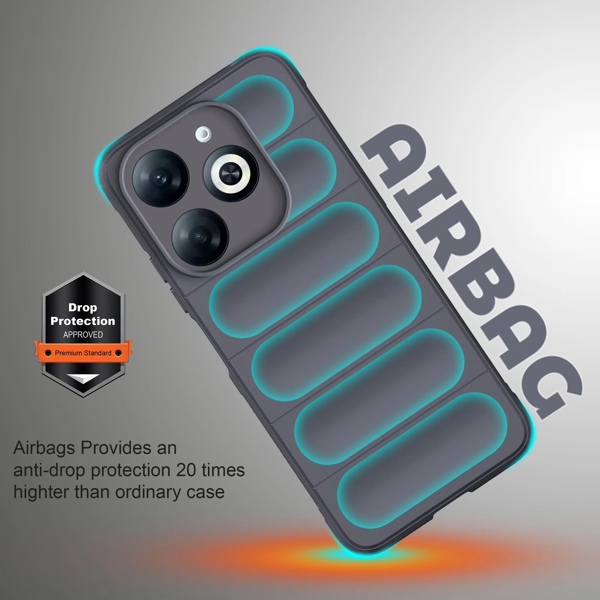 Soft Silicone Comfort Grip Back Cover Case For Infinix Smart 8 - Image 25