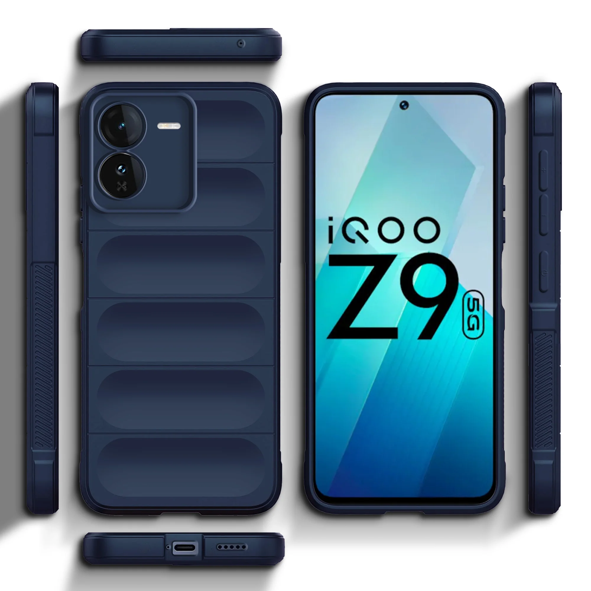 Soft Silicone Comfort Grip Back Cover Case For iQOO Z9 5G - Image 3