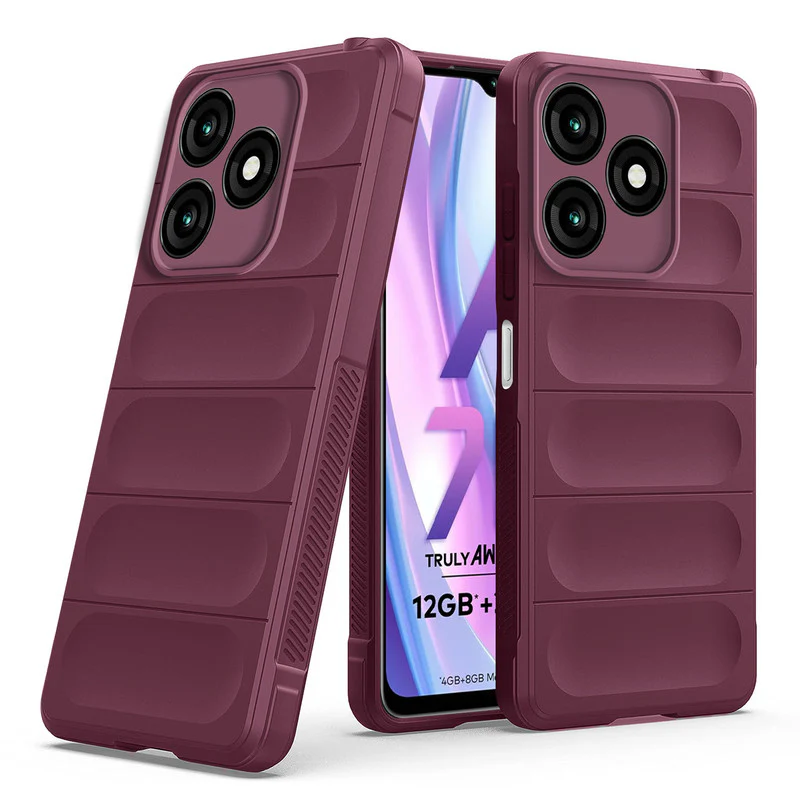 Soft Silicone Comfort Grip Back Cover Case For Itel A70 - Image 29