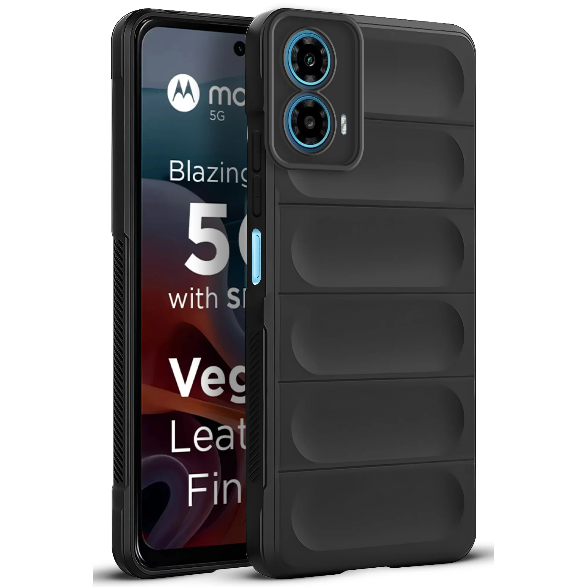Soft Silicone Comfort Grip Back Cover Case For Motorola G34 5G