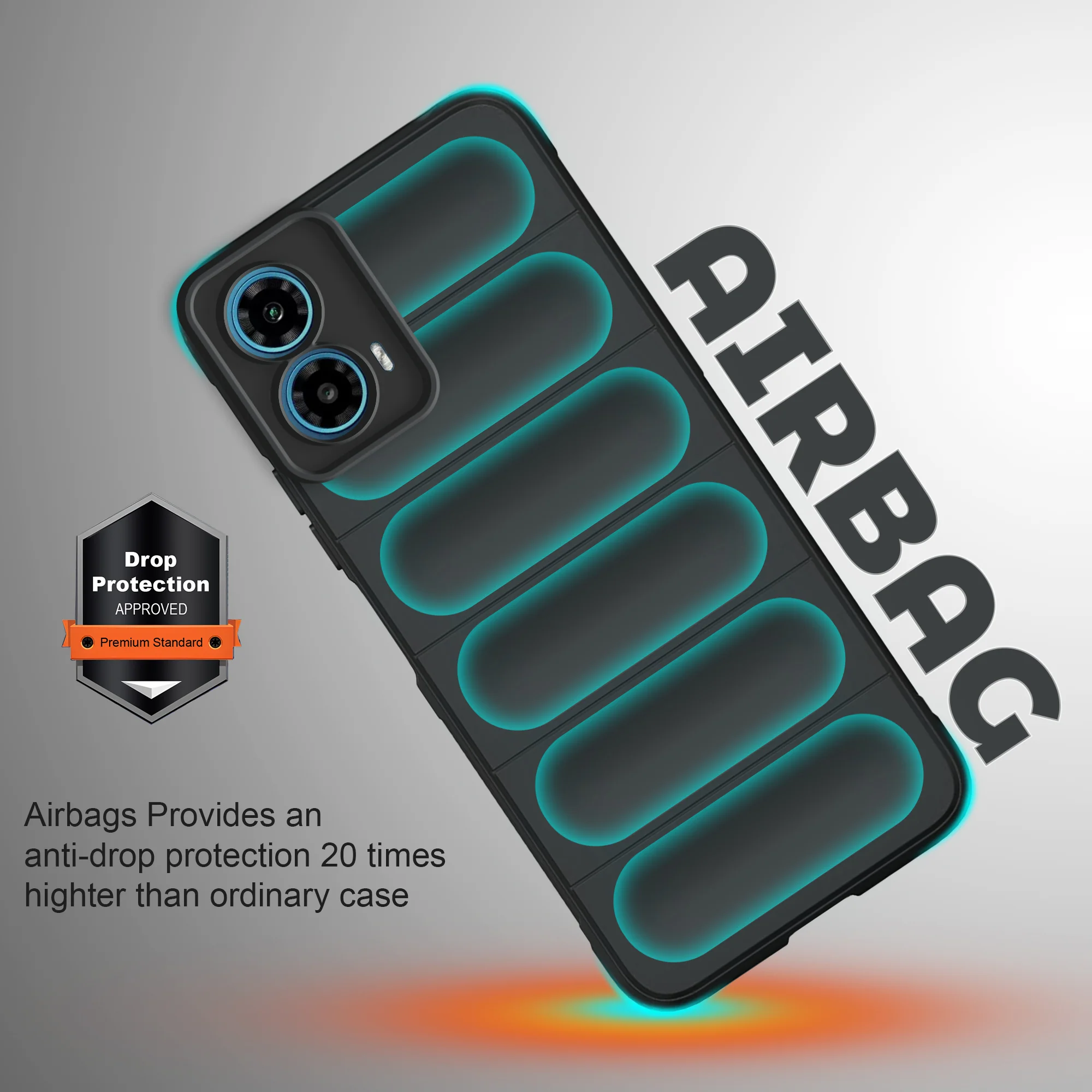 Soft Silicone Comfort Grip Back Cover Case For Motorola G34 5G - Image 7