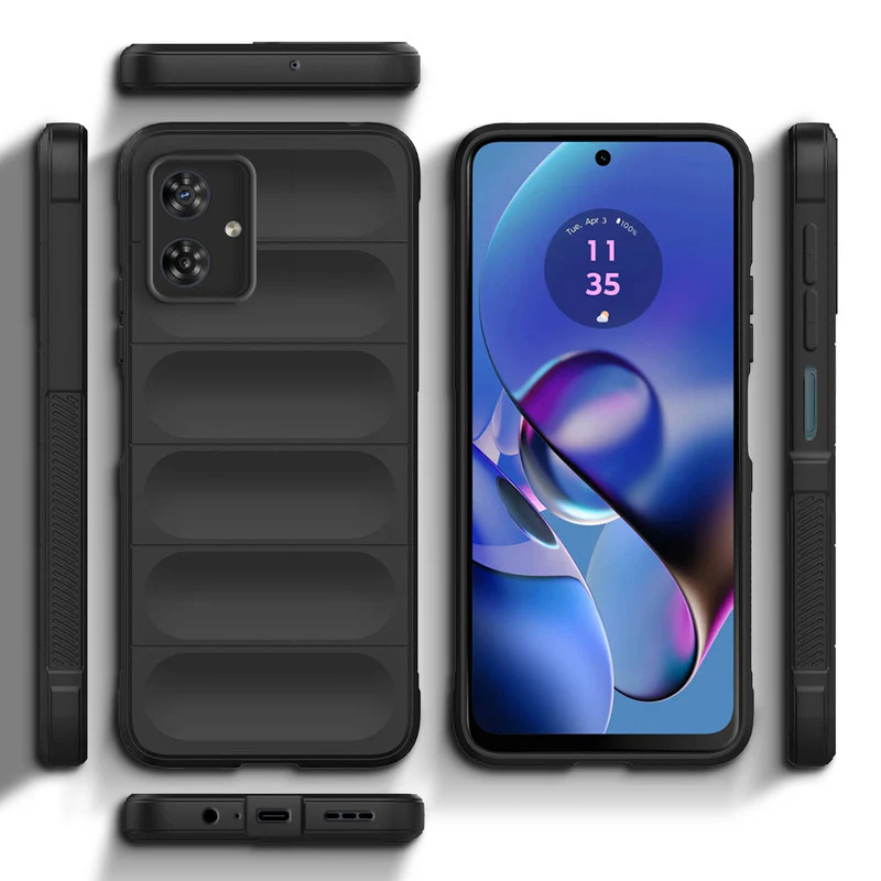 Soft Silicone Comfort Grip Back Cover Case For Motorola G54 5G - Image 3