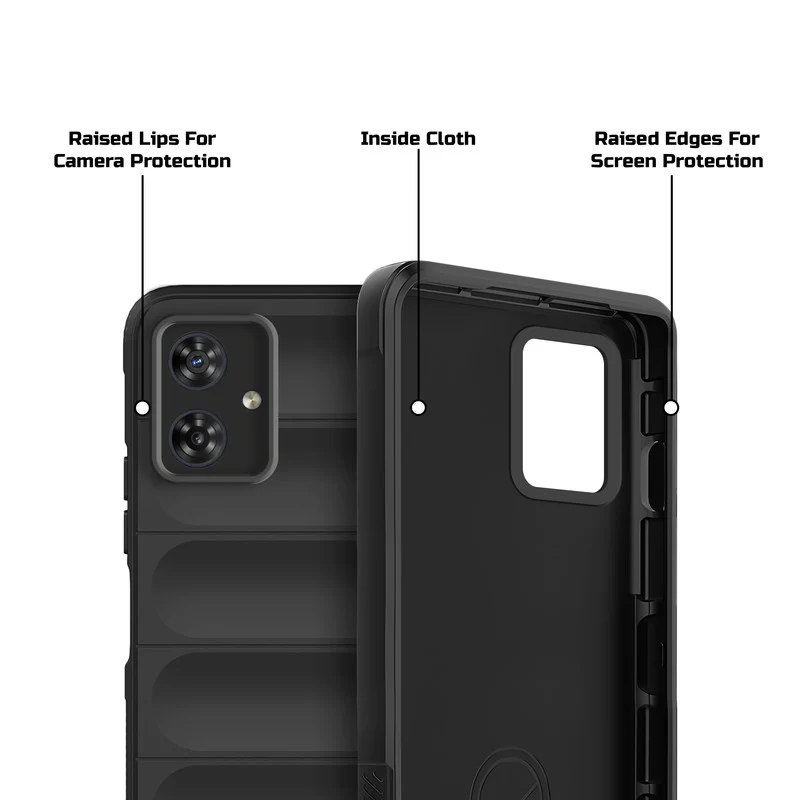 Soft Silicone Comfort Grip Back Cover Case For Motorola G54 5G - Image 5