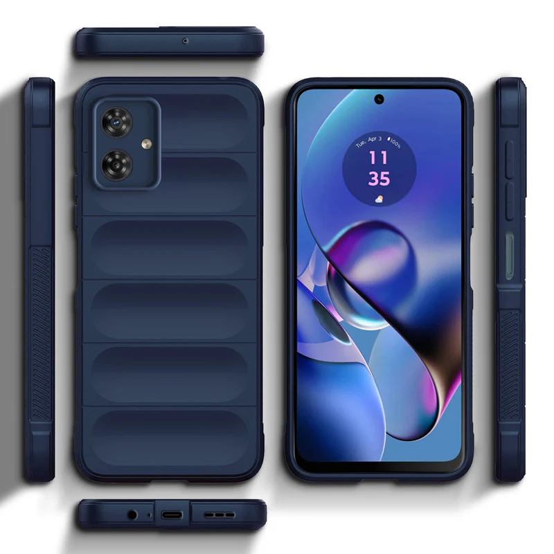 Soft Silicone Comfort Grip Back Cover Case For Motorola G54 5G - Image 9