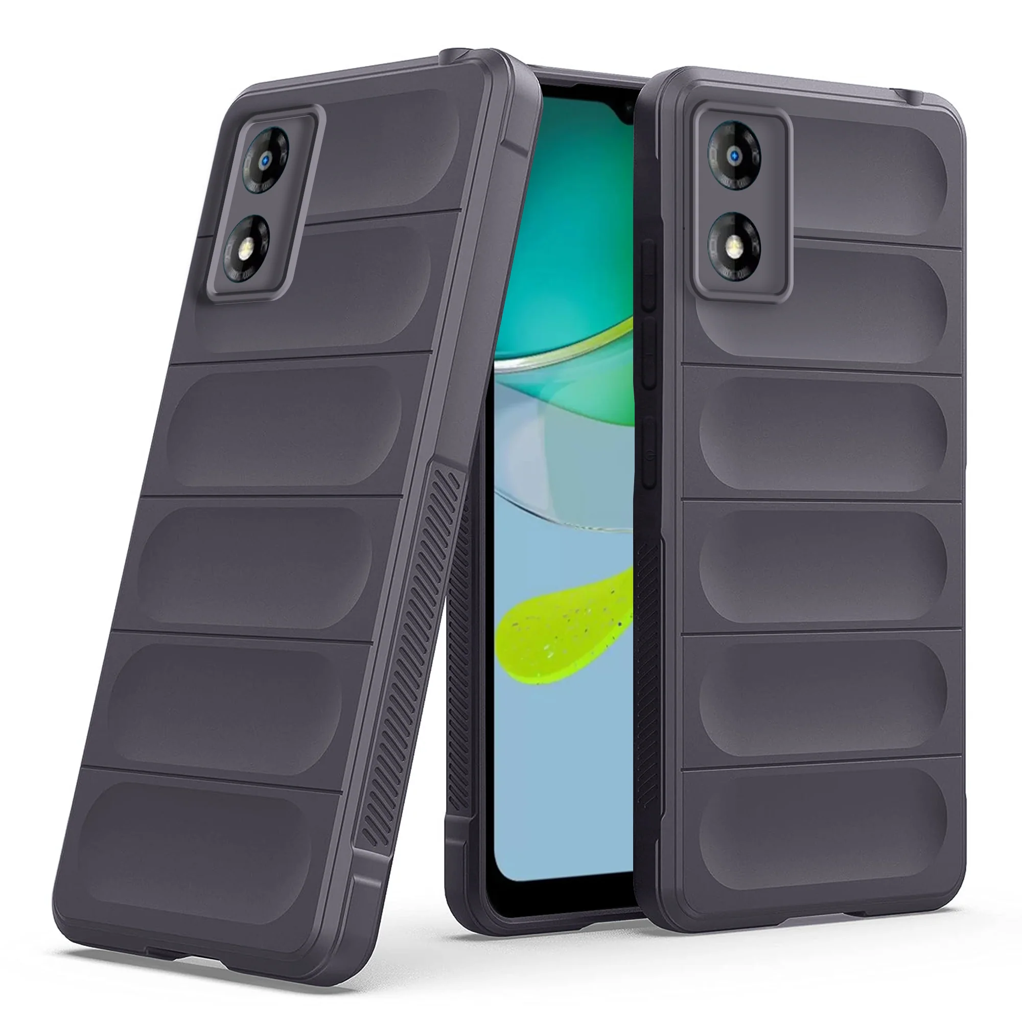 Soft Silicone Comfort Grip Back Cover Case For Motorola Moto E13 - Image 17