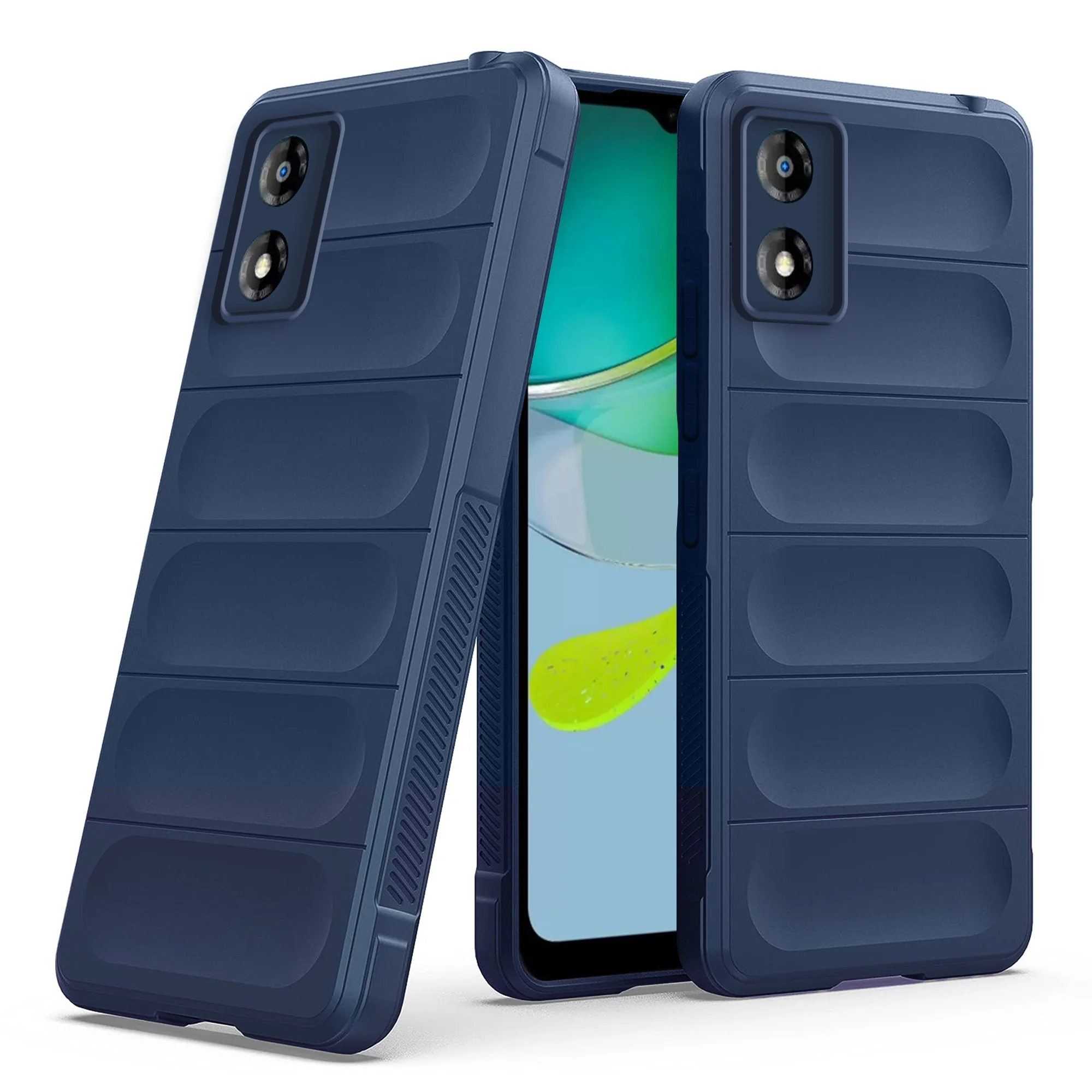 Soft Silicone Comfort Grip Back Cover Case For Motorola Moto E13 - Image 5