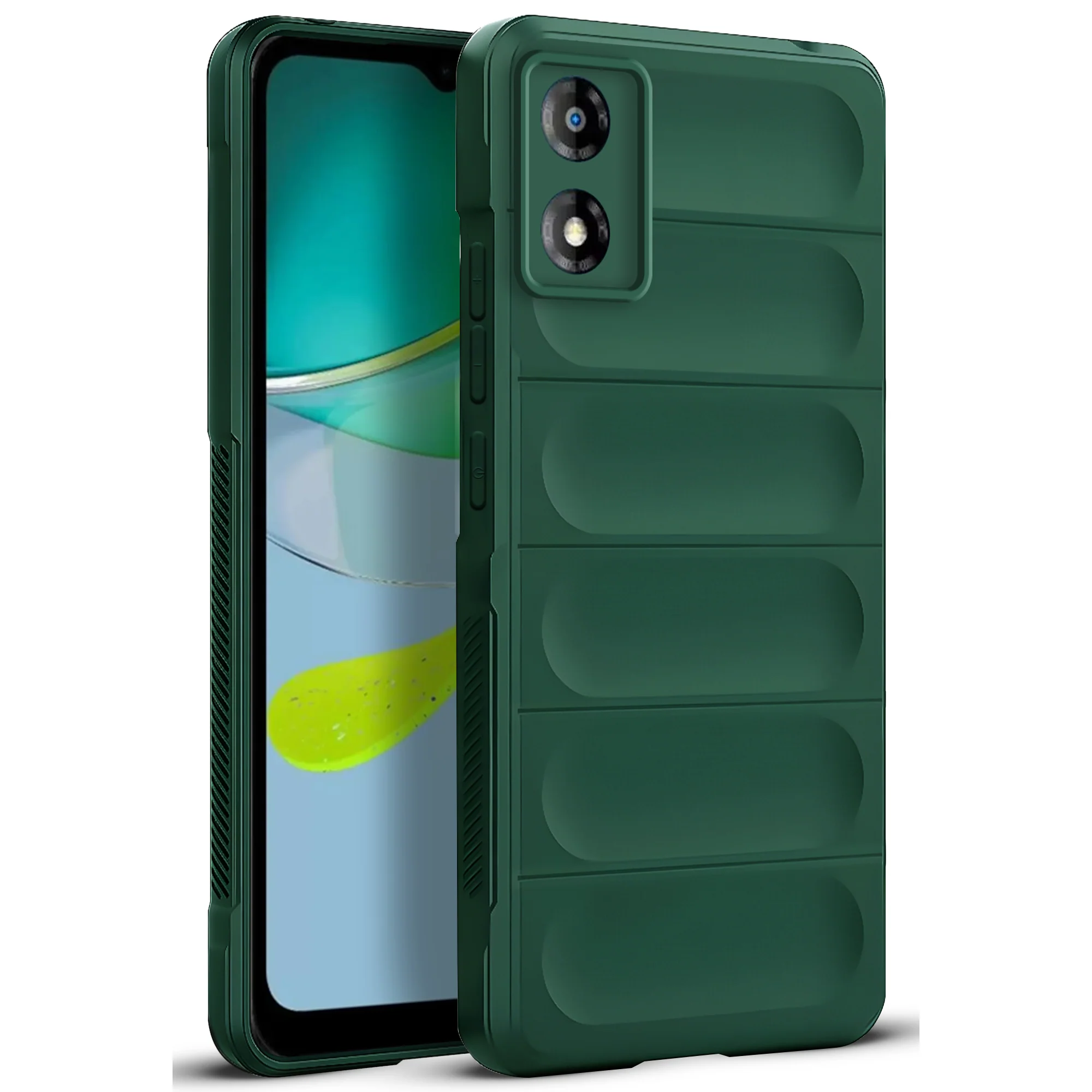 Soft Silicone Comfort Grip Back Cover Case For Motorola Moto E13 - Image 7