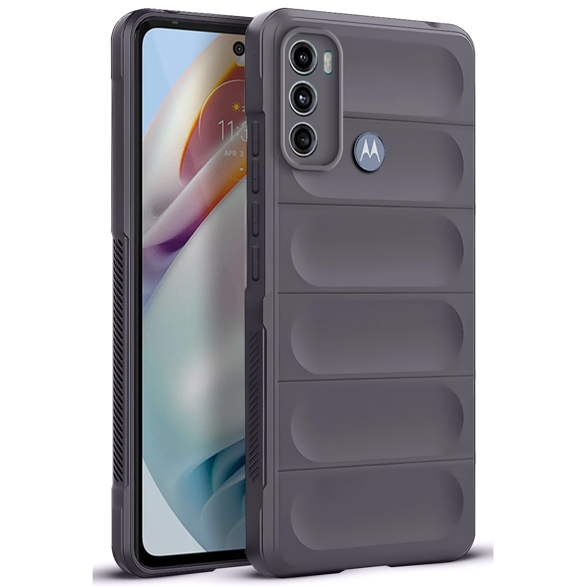 Soft Silicone Comfort Grip Back Cover Case For Motorola Moto G40 Fusion - Image 15