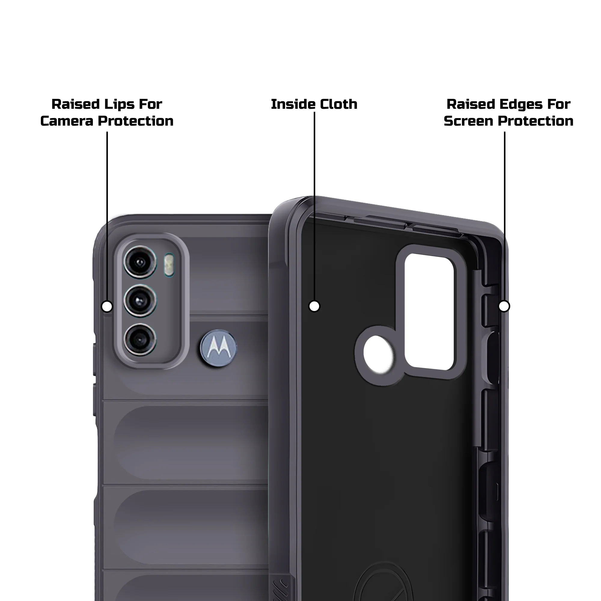 Soft Silicone Comfort Grip Back Cover Case For Motorola Moto G40 Fusion - Image 19
