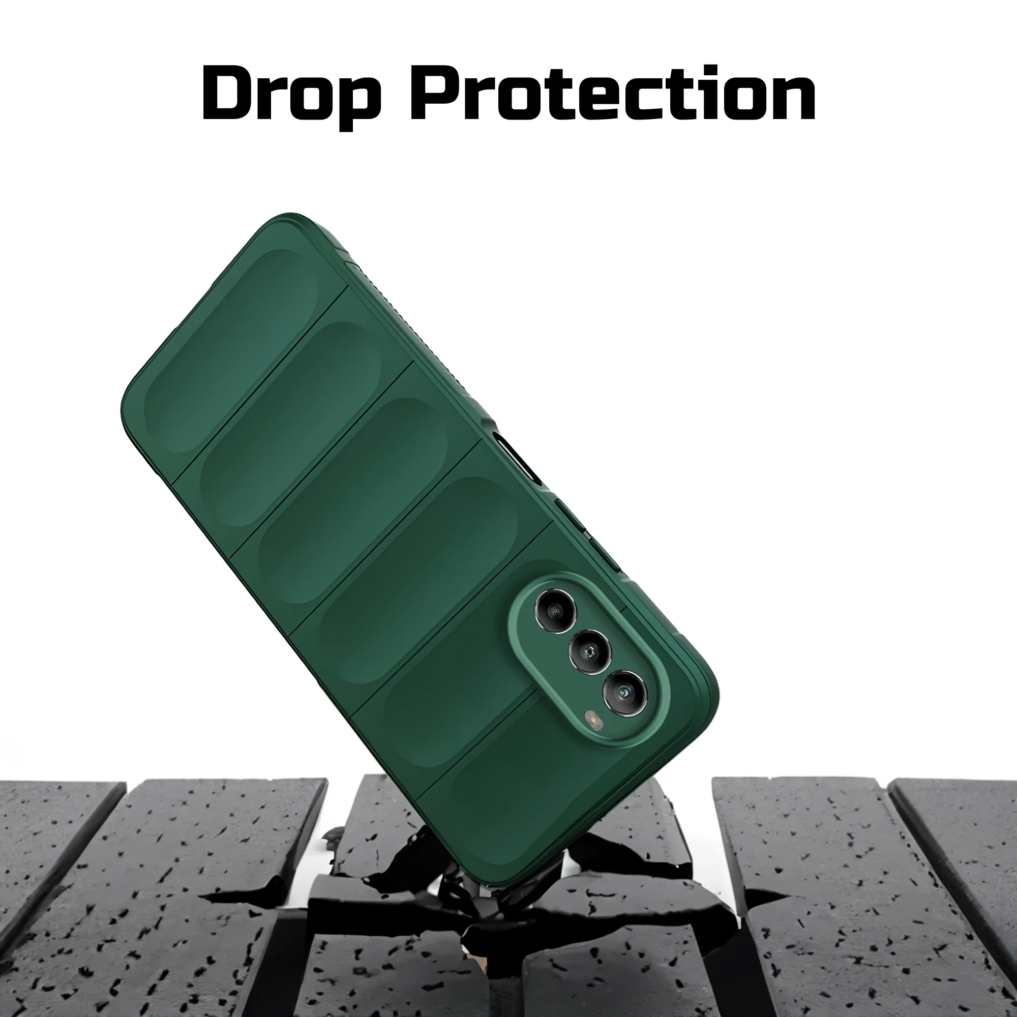 Soft Silicone Comfort Grip Back Cover Case For Motorola Moto G52 5G - Image 4