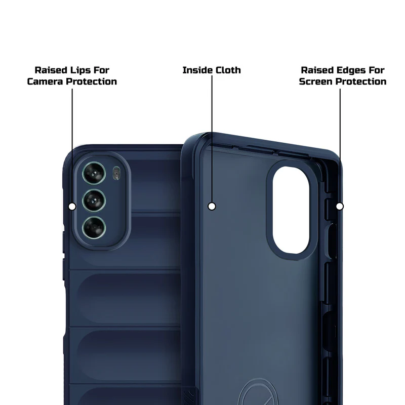 Soft Silicone Comfort Grip Back Cover Case For Motorola Moto G62 5G - Image 12