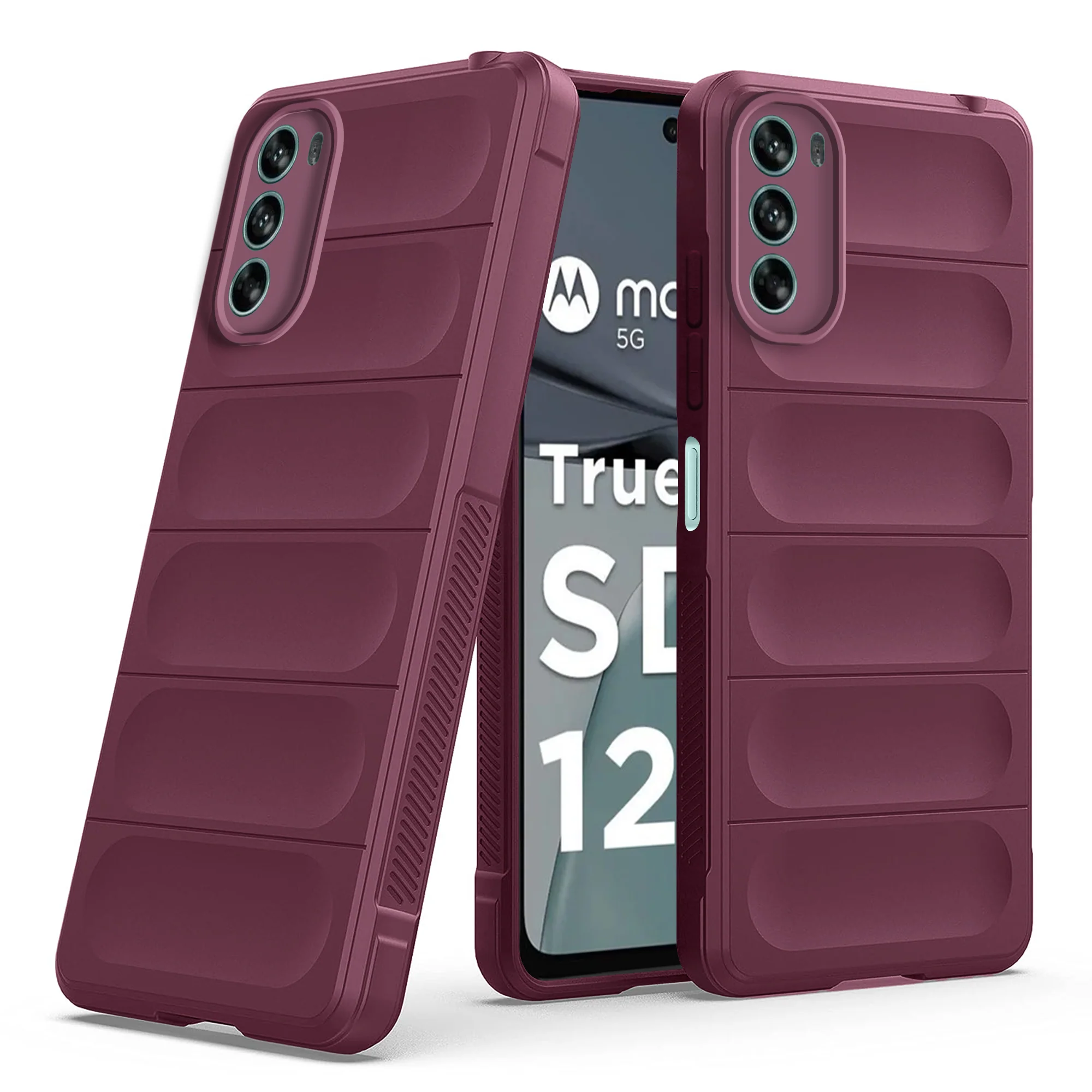 Soft Silicone Comfort Grip Back Cover Case For Motorola Moto G62 5G - Image 34