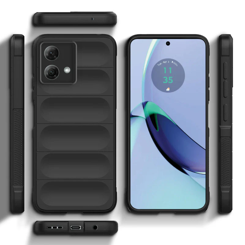 Soft Silicone Comfort Grip Back Cover Case For Motorola Moto G84 5G - Image 2
