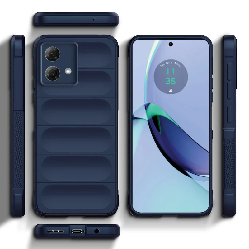 Soft Silicone Comfort Grip Back Cover Case For Motorola Moto G84 5G - Image 8