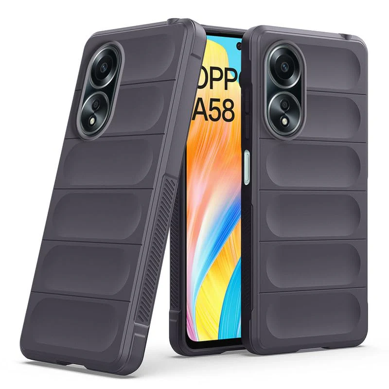 Soft Silicone Comfort Grip Back Cover Case For Oppo A58 4G - Image 6