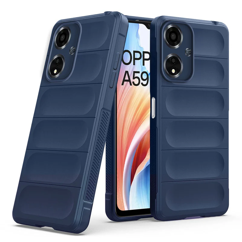 Soft Silicone Comfort Grip Back Cover Case For Oppo A59 5G - Image 11