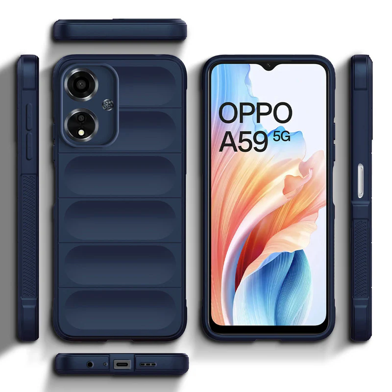 Soft Silicone Comfort Grip Back Cover Case For Oppo A59 5G - Image 8