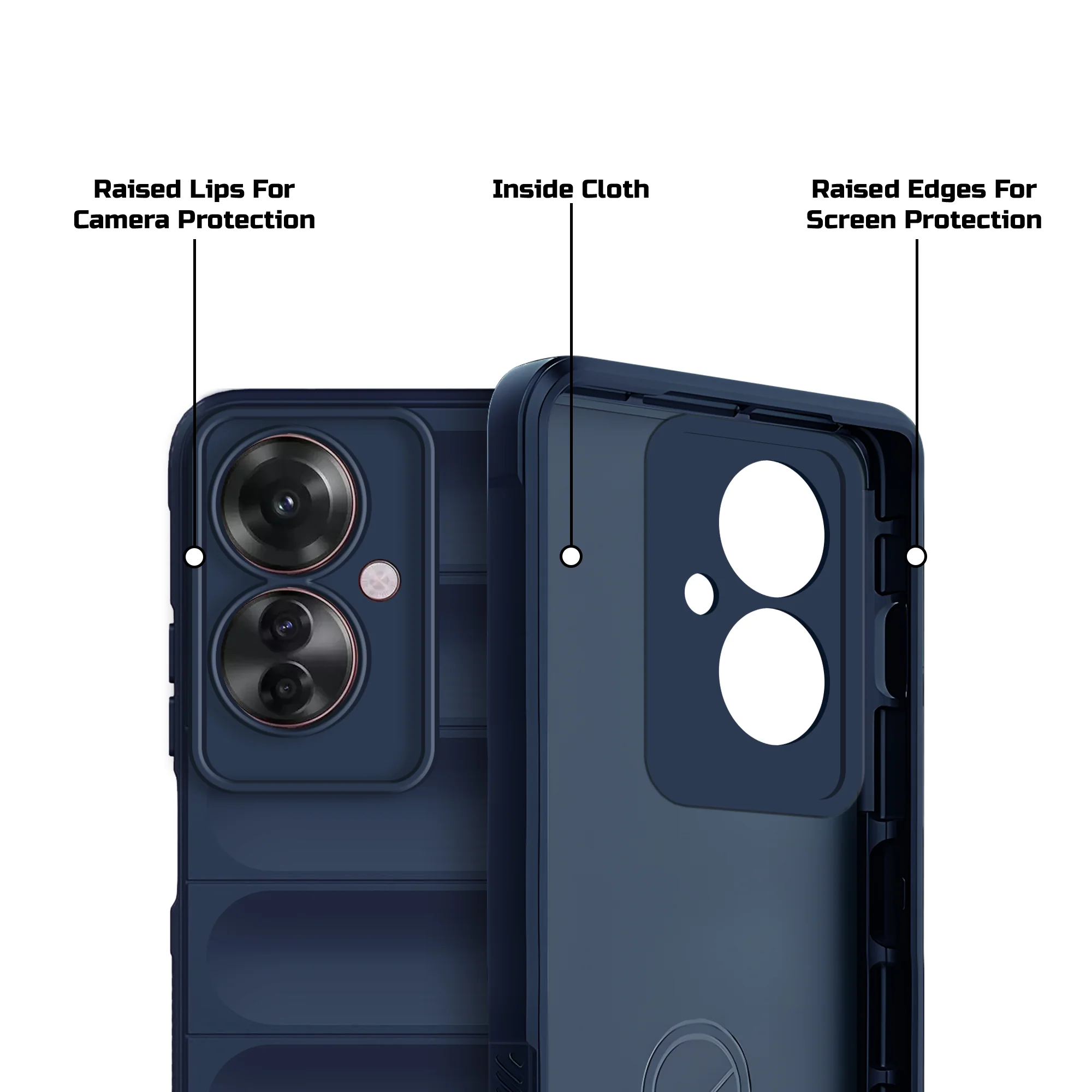 Soft Silicone Comfort Grip Back Cover Case For Oppo F25 Pro 5G - Image 12