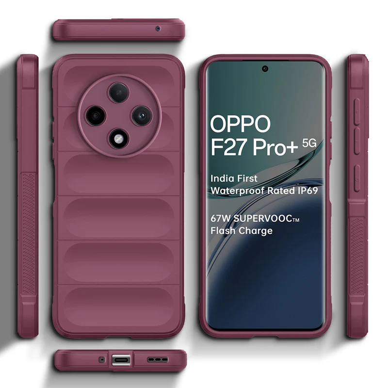 Soft Silicone Comfort Grip Back Cover Case For Oppo F27 Pro Plus 5G - Image 21