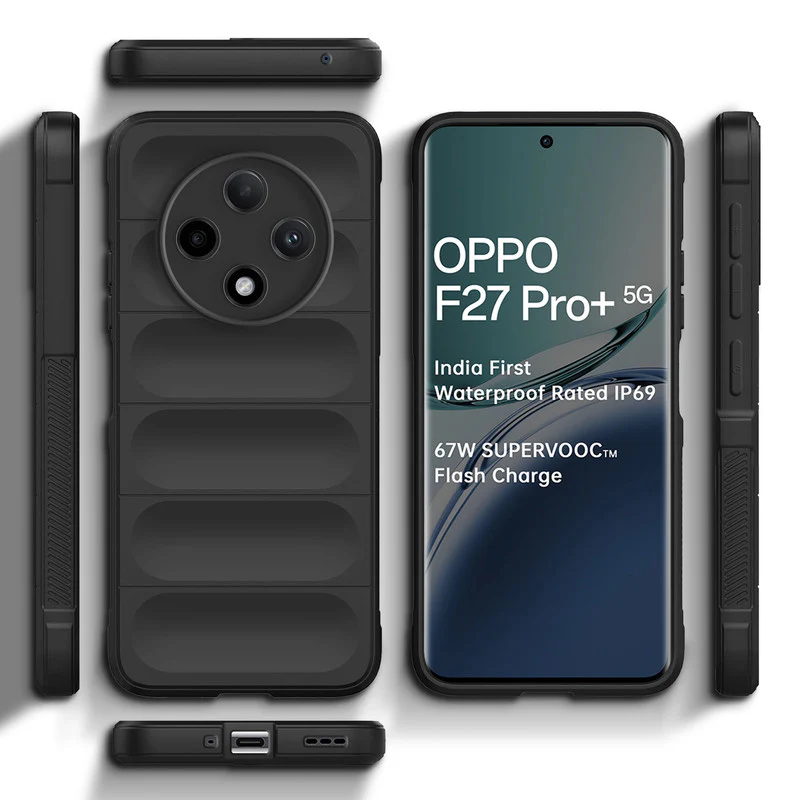 Soft Silicone Comfort Grip Back Cover Case For Oppo F27 Pro Plus 5G - Image 3