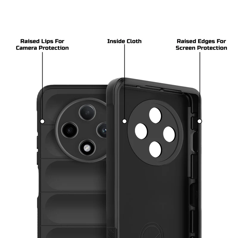 Soft Silicone Comfort Grip Back Cover Case For Oppo F27 Pro Plus 5G - Image 5