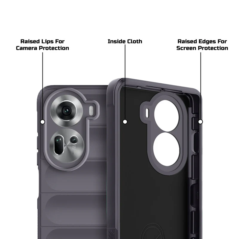 Soft Silicone Comfort Grip Back Cover Case For Oppo Reno 11 5G - Image 26