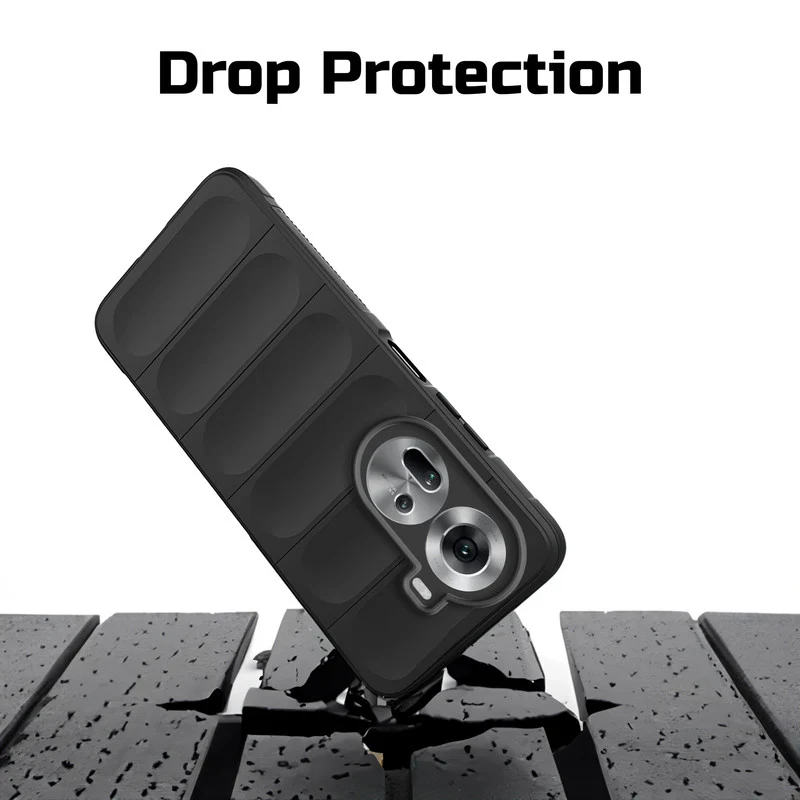 Soft Silicone Comfort Grip Back Cover Case For Oppo Reno 11 5G - Image 4