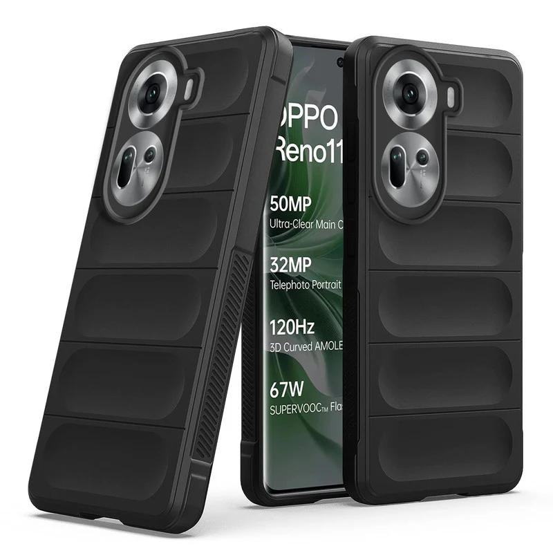 Soft Silicone Comfort Grip Back Cover Case For Oppo Reno 11 5G - Image 6