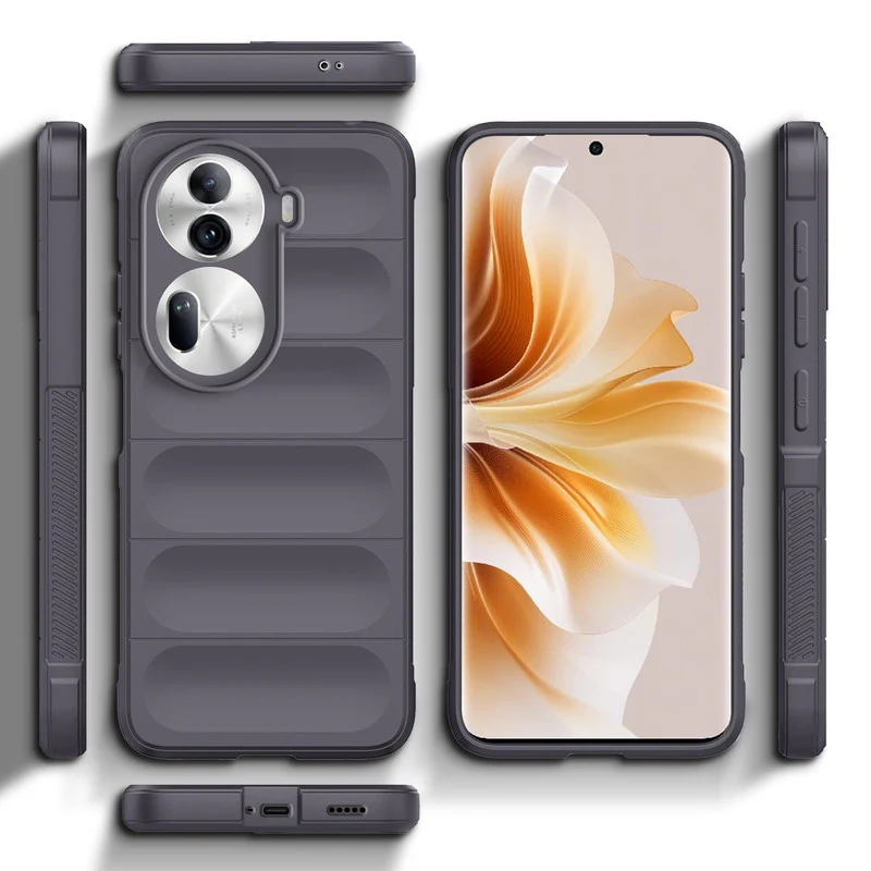 Soft Silicone Comfort Grip Back Cover Case For Oppo Reno 11 Pro 5G - Image 24