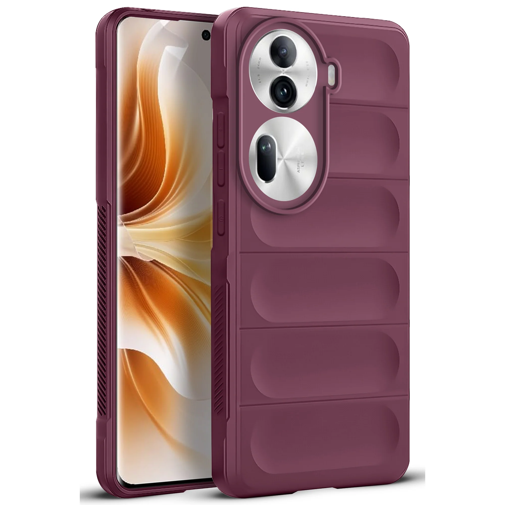 Soft Silicone Comfort Grip Back Cover Case For Oppo Reno 11 Pro 5G - Image 29