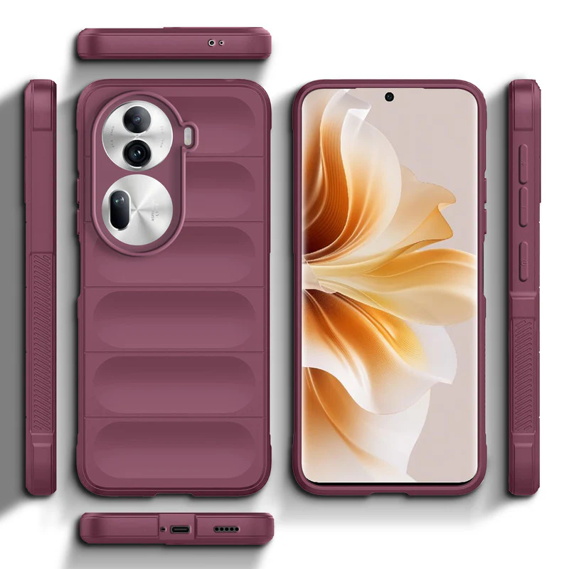 Soft Silicone Comfort Grip Back Cover Case For Oppo Reno 11 Pro 5G - Image 31