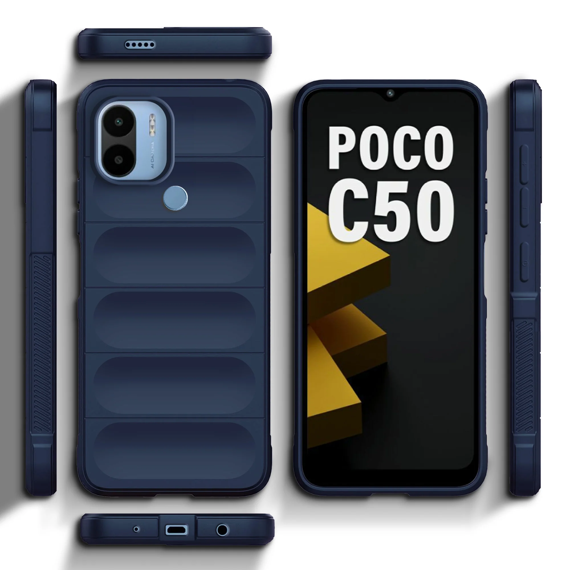 Soft Silicone Comfort Grip Back Cover Case For Poco C50 - Image 10