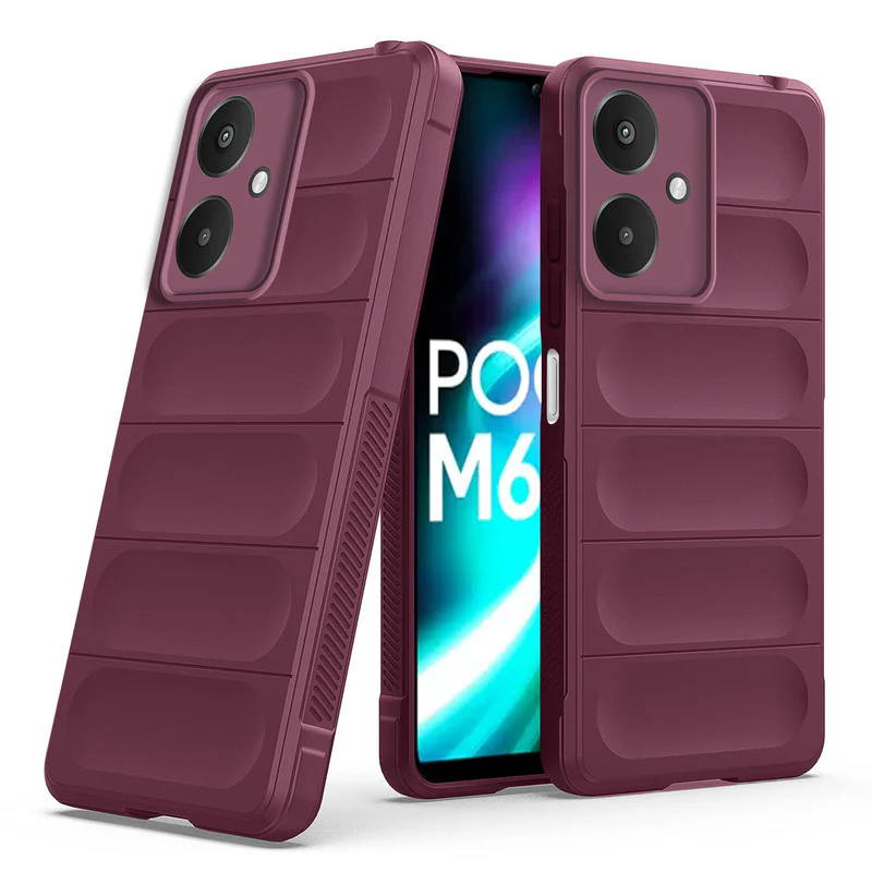 Soft Silicone Comfort Grip Back Cover Case For Poco M6 5G - Image 17
