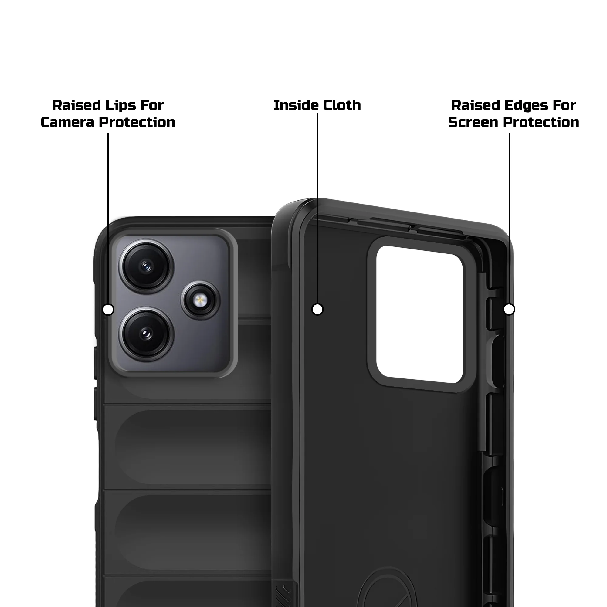 Soft Silicone Comfort Grip Back Cover Case For Poco M6 Pro 5G - Image 5